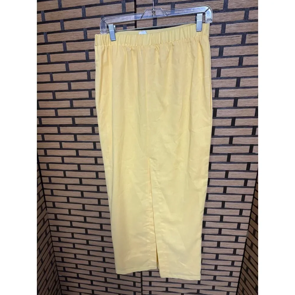 Paper Heart Yellow Midi Skirt Size Medium‎